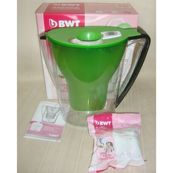 BWT Penguin 2.7 L Magnesium Mineralizer Drinking Water Filter Jug in GREEN NEW - Picture 3 of 12